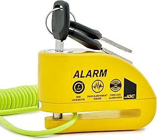 JDC Candado De Disco con Alarma De 110db para Moto Motocicleta Bicicle