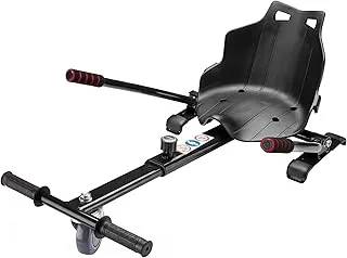 Asiento para patinete de equilibrio en color negro, asiento ajustable 