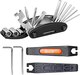 QKURT Conjunto de kit de reparación mecánico de bicicletas(Palanca de 