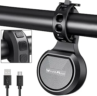 Timbre Bicicleta con Bocina de Alarma Antirrobo 80-130dB Ajuste de Vol