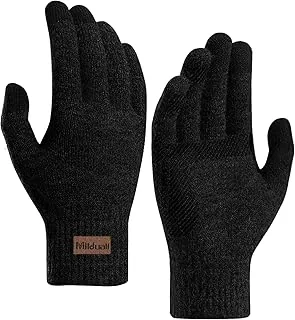 Guantes de táctil, Guantes de Invierno Gruesos Guantes de Punto cálido