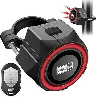 Alarma Bicicleta Antirrobo con Control Remoto Recargable USB C 110dB I
