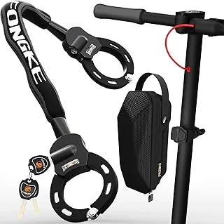 Candado Patinete Electrico, Cadena Reforzada 8mm, con Bolsa Impermeabl