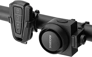 ROCKBROS Timbre Eléctronico Bicicleta, 115dB Volumen Regulable Bocina 