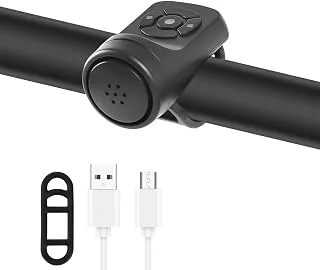 Timbre Bicicleta Eléctrica, Alarma de Bocina Eléctrica 120dB IPX4 Impe