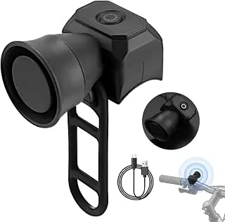 Timbre Bicicleta Electrónico, 120db Bocina de Bicicleta Eléctrica Ruid