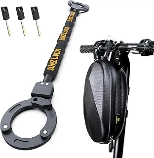 Candado Patinete Electrico, Candado Esposas 90cm con Llaves y Bolsa