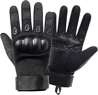 Guantes Moto Con Protección Dura Nudillos 2 Dedos Pantalla Táctil Anti