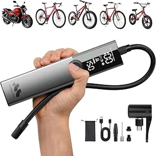 Woowind Bomba Bicicleta, Presta Schrader Dunlop, Auto Stop, 10,3 Bar