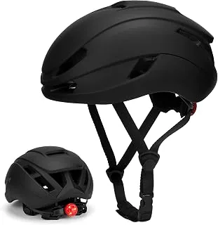 Casco Bici LED Trasero Ultraligero, Ventilado para MTB y Carretera