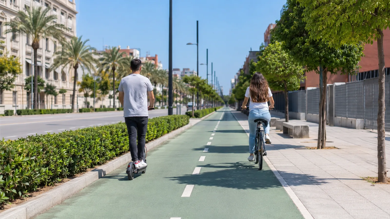 ¿Puede un patinete eléctrico ir por el carril bici? Depende de tu ciudad