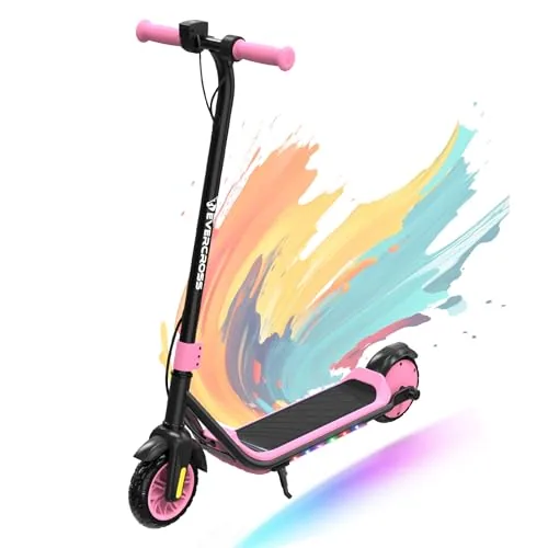 EVERCROSS E6 Patinete Eléctrico para Niños de 6 a 12 Años, Tres Modos de Velocid