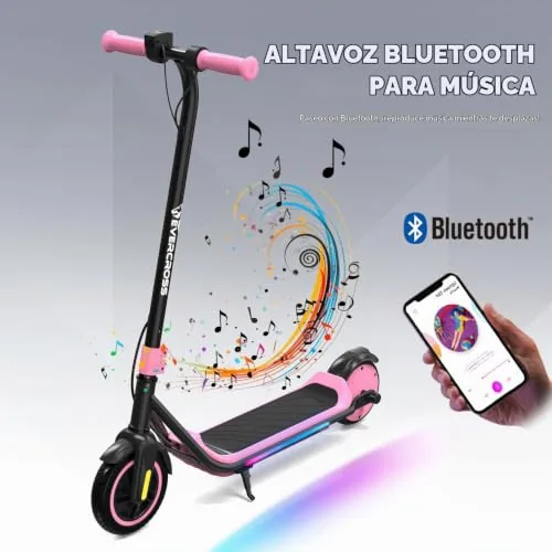 EVERCROSS E6 Patinete Eléctrico para Niños de 6 a 12 Años, T