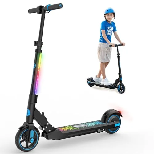 EVERCROSS EV06C Patinete Eléctrico Niños 6–12 Años, 6,5 Pulgadas, Plegable