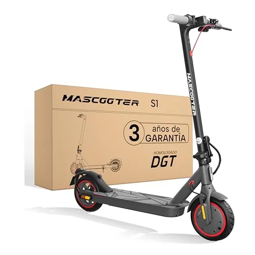 MASCOOTER S1 | Patinete Eléctrico Adultos Homologado con Talleres en España
