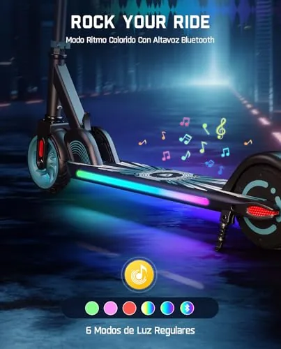 FanttikRide C9 Apex Patinete Electrico para Niños, Bluetooth