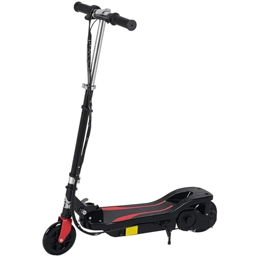 HOMCOM Patinete Eléctrico Plegable para Niños de 7-14 Años 12 km/h