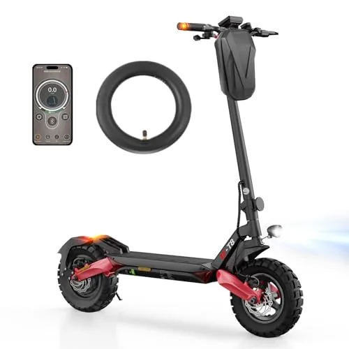 Patinete E con permiso de circulación, alcance de 80 – 100 km, 48 V 15 Ah, neumá