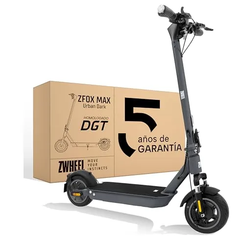 ZWHEEL ZFOX MAX | Patinete Eléctrico Adultos Homologado con Talleres España