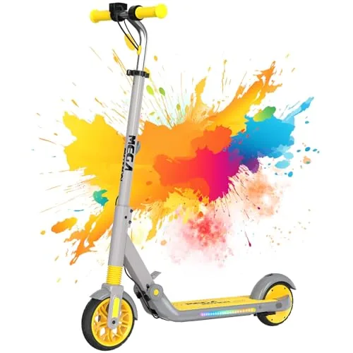 MEGA MOTION Patinete eléctrico para niños, 3 Modos de Velocidad, Motor de 150 W,