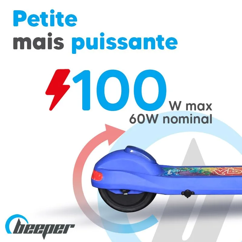 BEEPER - Patinete Eléctrico Infantil de 4 a 12 Años 100W Kid