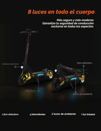 Patinete Eléctrico para Adultos KUKIRIN G2 Master, Batería d