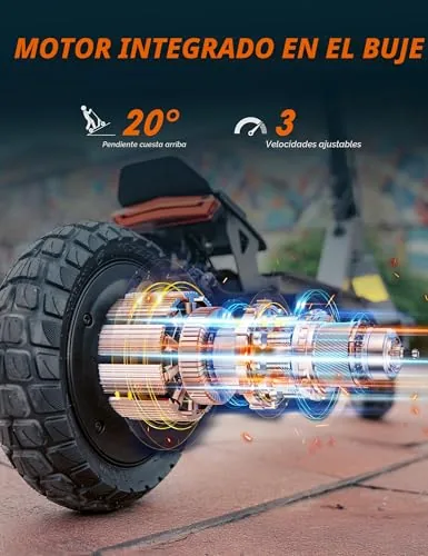 Kukirin G2 E Scooter, Patinete eléctrico, 48V 15Ah, Autonomí