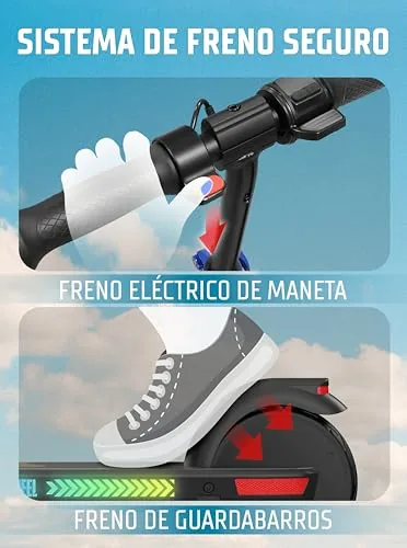 ZWHEEL ZTOY SUPERKID | Patinete Eléctrico Niños Altura, Velo