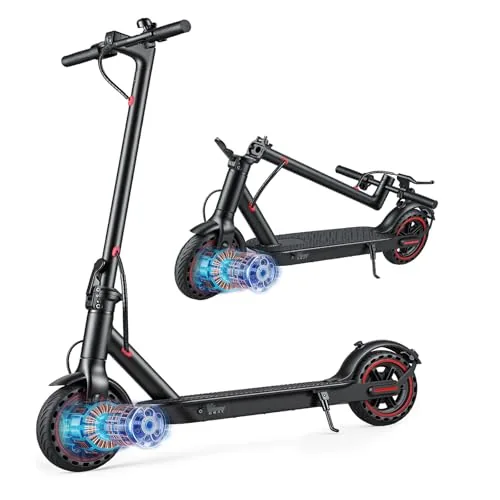 Patinete eléctrico plegable para adultos, neumático de 8,5 pulgadas/10 pulgadas,