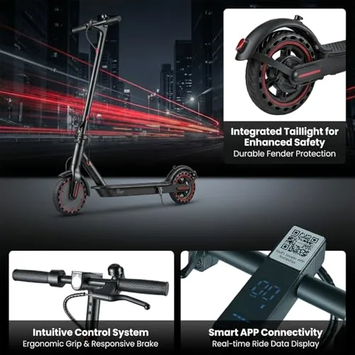 Patinete eléctrico plegable para adultos, neumático de 8,5 p