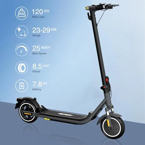 RCB Patinete eléctrico Adultos, Máx 25 km/h, Alcance de 23-3
