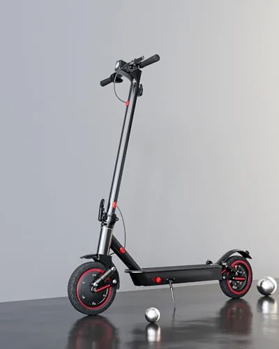 QNQ Patinete eléctrico para adultos, 8,5/10 pulgadas, pantalla LED, función de a