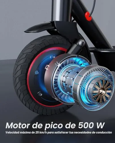 QNQ Patinete eléctrico para adultos, 8,5/10 pulgadas, pantal