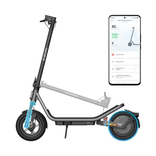 Xiaomi Patinete Eléctrico Serie 6, Autonomía 25-75 km