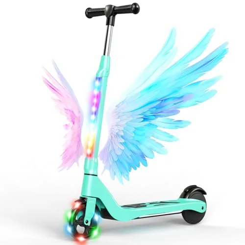 SISIGAD Patinete eléctrico para niños de 6 a 10 años, Patinete eléctrico para ni