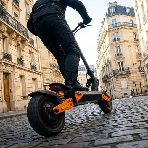 Monopatín Eléctrico Kamikaze K1 MAX – Doble Motor 2x500W, Ba
