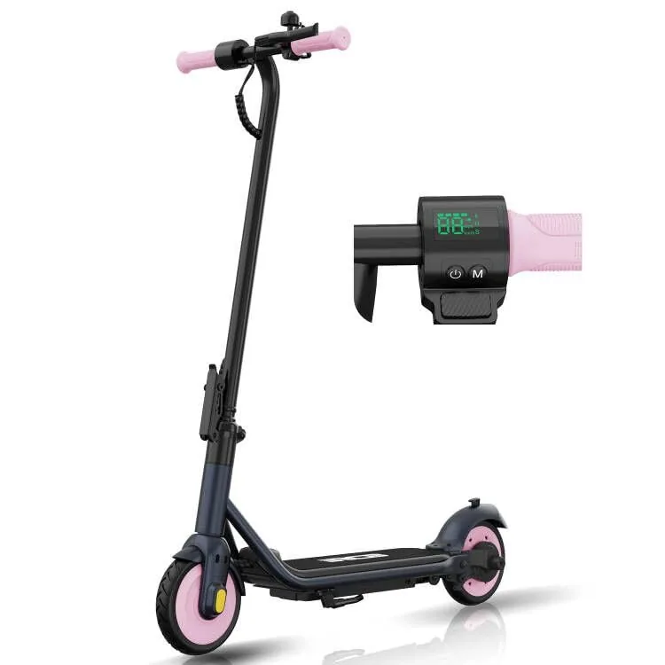 RCB Patinete Eléctrico para Niños, Máx Autonomía 15KM, Máx Velocidad 15KMH, 7" N