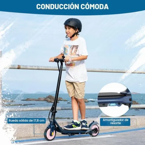 RCB Patinete Eléctrico para Niños, Máx Autonomía 15KM, Máx V