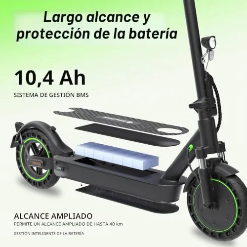 isinwheel S9MAX - Patinete eléctrico para Adulto con autoriz