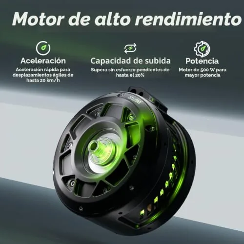 isinwheel S9MAX - Patinete eléctrico para Adulto con autoriz