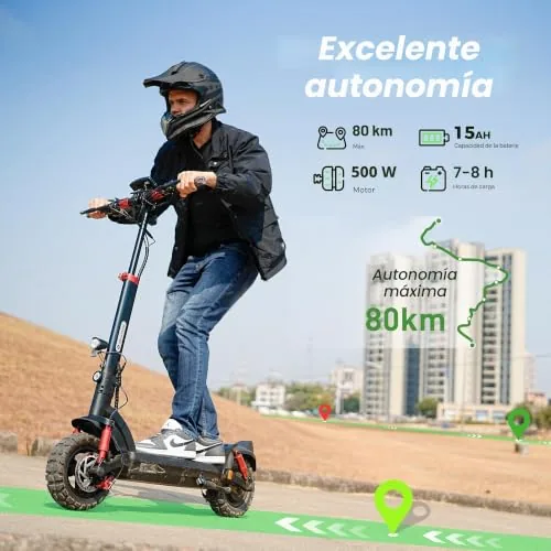 Patinete eléctrico con permiso de circulación de 11 pulgadas