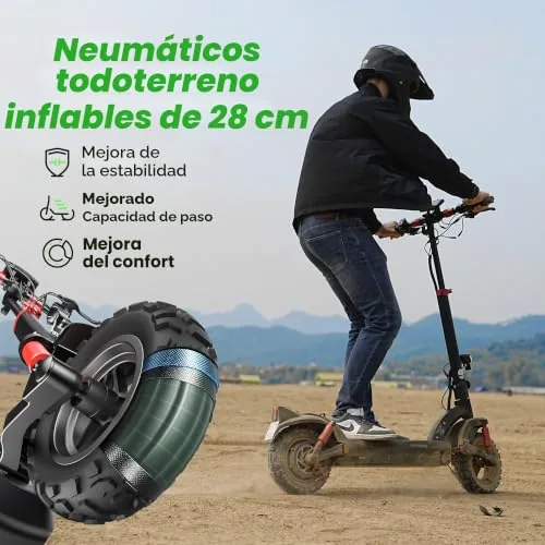 Patinete eléctrico con permiso de circulación de 11 pulgadas