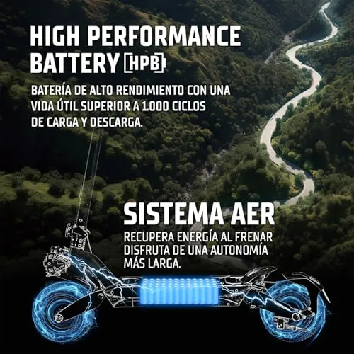 ZWHEEL ZCOUGAR | Patinete Eléctrico Adultos Homologado con T