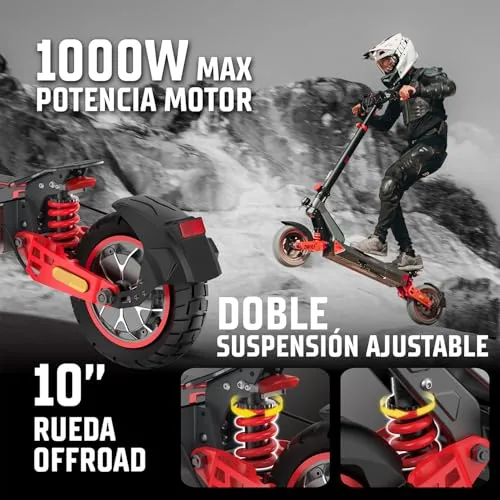 ZWHEEL ZWOLF | Patinete Eléctrico Adultos Homologado con Tal