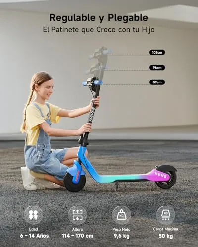 NAVEE K100 Serie Patinete Eléctrico para Niños, Control Pare