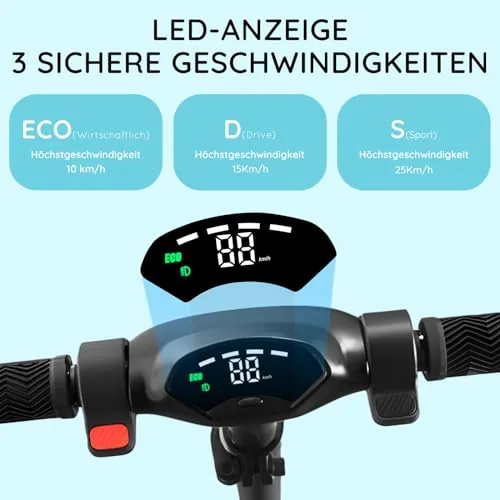 Patinete eléctrico para niños y adolescentes, motor de 150 W