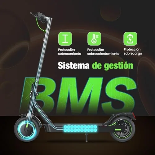 isinwheel S9Pro Patinete Electrico,350W Motor, Autonomía 30 