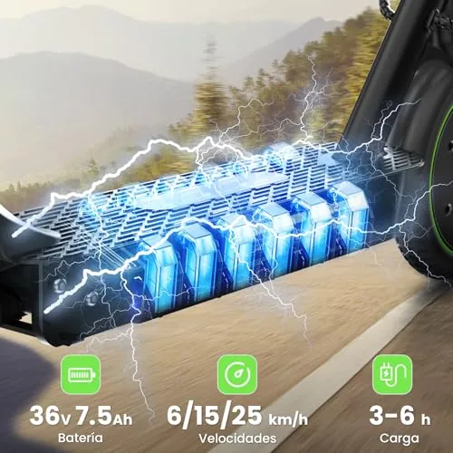 isinwheel S9Pro Patinete Electrico,350W Motor, Autonomía 30 
