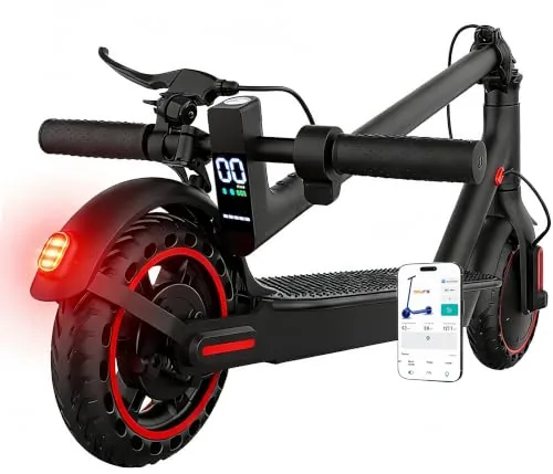 Patinete eléctrico plegable para adultos, 10,4 Ah, autonomía 25/35 km, neumático