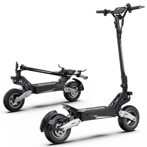 T10 Patinete Eléctrico Potente para Adultos: Batería de 48V 13.5Ah con autonomía